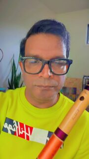 🌟✨ Feeling truly blessed to delve into the enchanting world of Raag with my esteemed Guruji, Pandit Rajendra Prasanna. 🎶💖 This raag is a beautiful expression of emotion and artistry, and I am excited to explore its depths. Join me on this journey of learning and discovery! Your blessings mean the world to me. Thank you! 🙏🪈 great D base from Punam flutes 🪈🙏🏾 #Raag #ClassicalMusic #Blessed #punamflutes #Guruji MusicInspiration